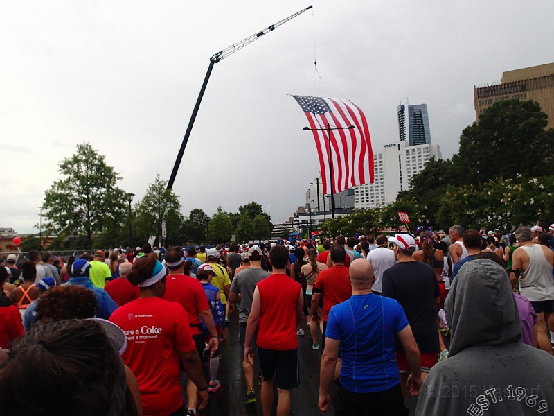 2015-07-04 2015-04 Atlanta July 4 Expo and Race 022.JPG - Can't get a photo of everyone! Just at the start line!